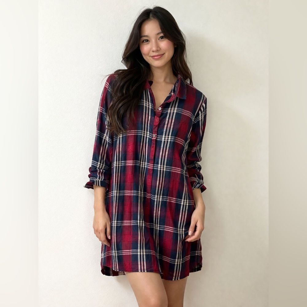 J. Jill Plaid Button-Down Shirt – Size Medium